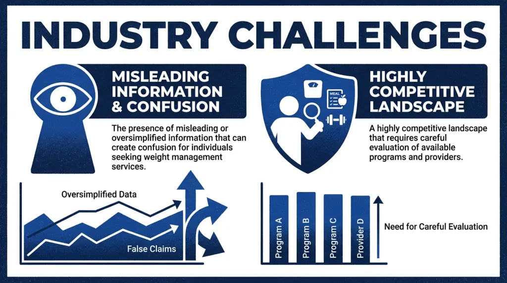 Challenges in the weight management industry