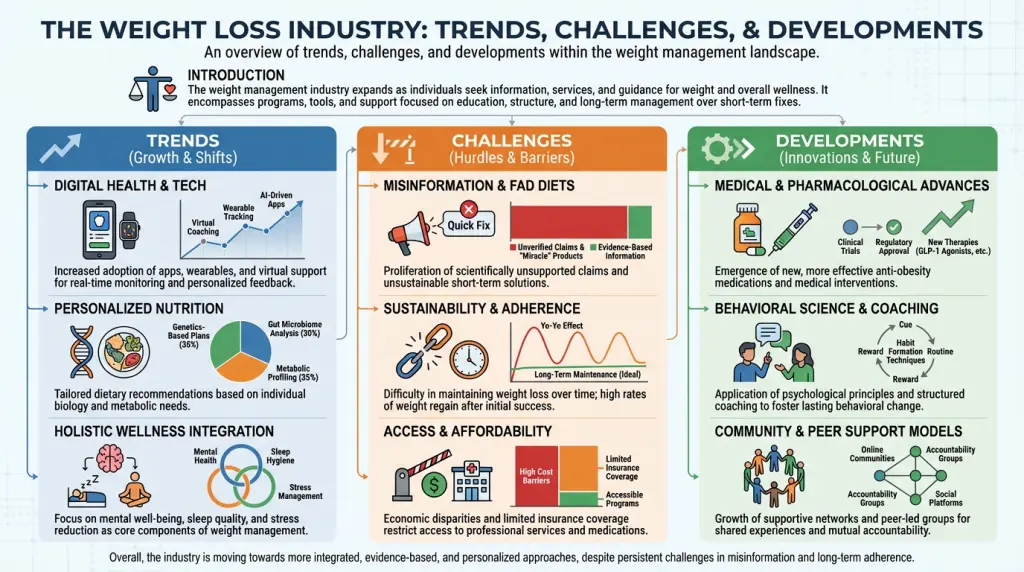 The weight loss industry: trends, challenges, and developments
